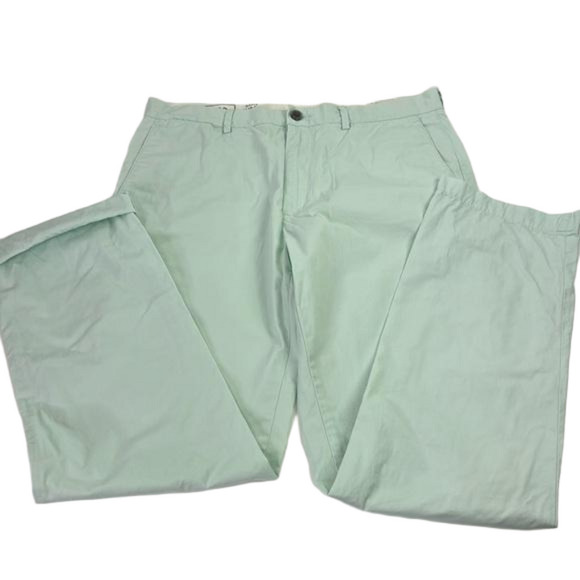 Club Monaco Men's Davis Slim Fit Mint Khakis - Picture 1 of 10